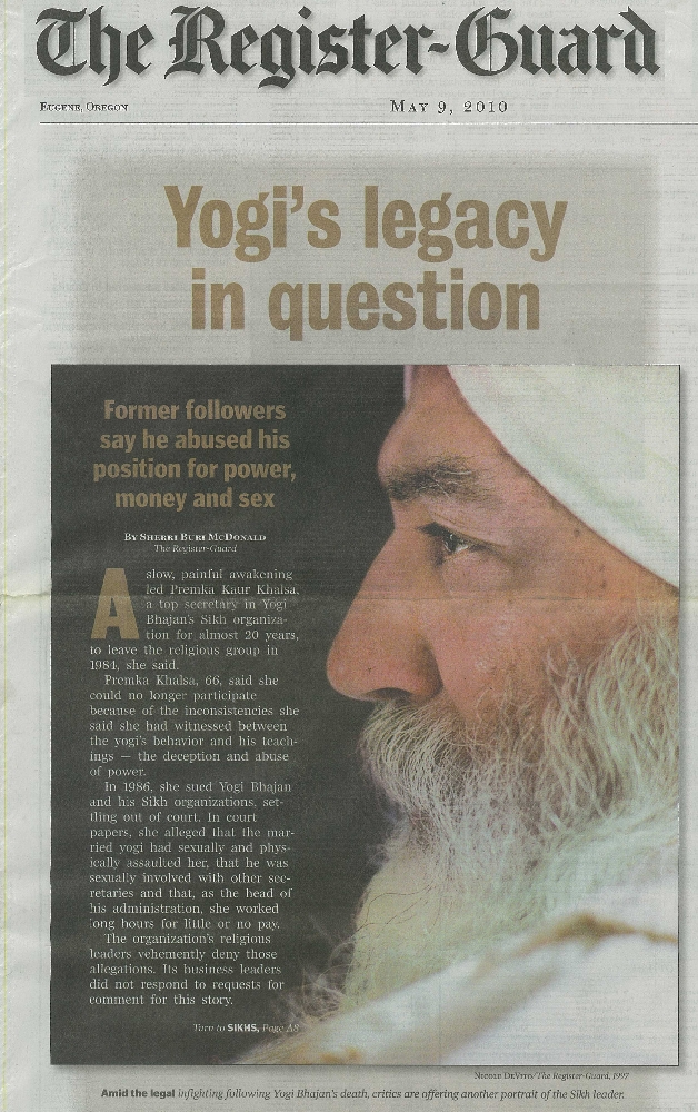 yogi bhajan accusations